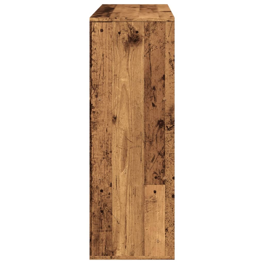 vidaXL Room Divider Old Wood 100x33x94.5 cm Engineered Wood