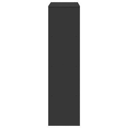 vidaXL Room Divider Black 100x33x125.5 cm Engineered Wood