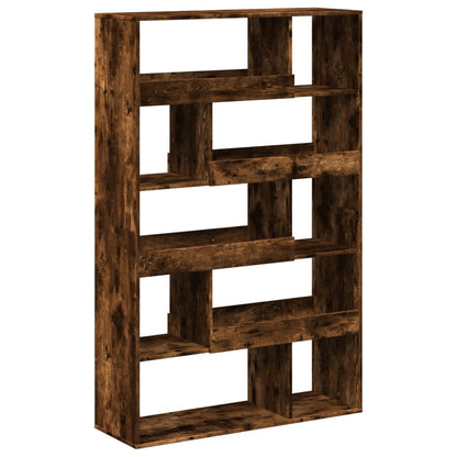 vidaXL Room Divider Smoked Oak100x33x156.5 cm Engineered Wood
