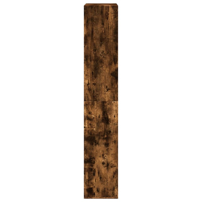 vidaXL Room Divider Smoked Oak100x33x187,5 cm Engineered Wood