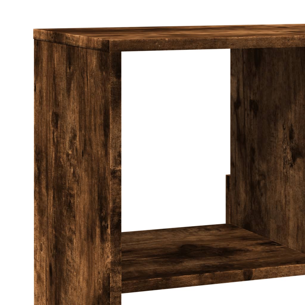 vidaXL Room Divider Smoked Oak100x33x187,5 cm Engineered Wood