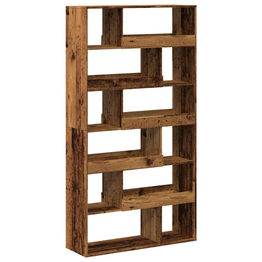 vidaXL Room Divider Old Wood 100x33x187.5 cm Engineered Wood