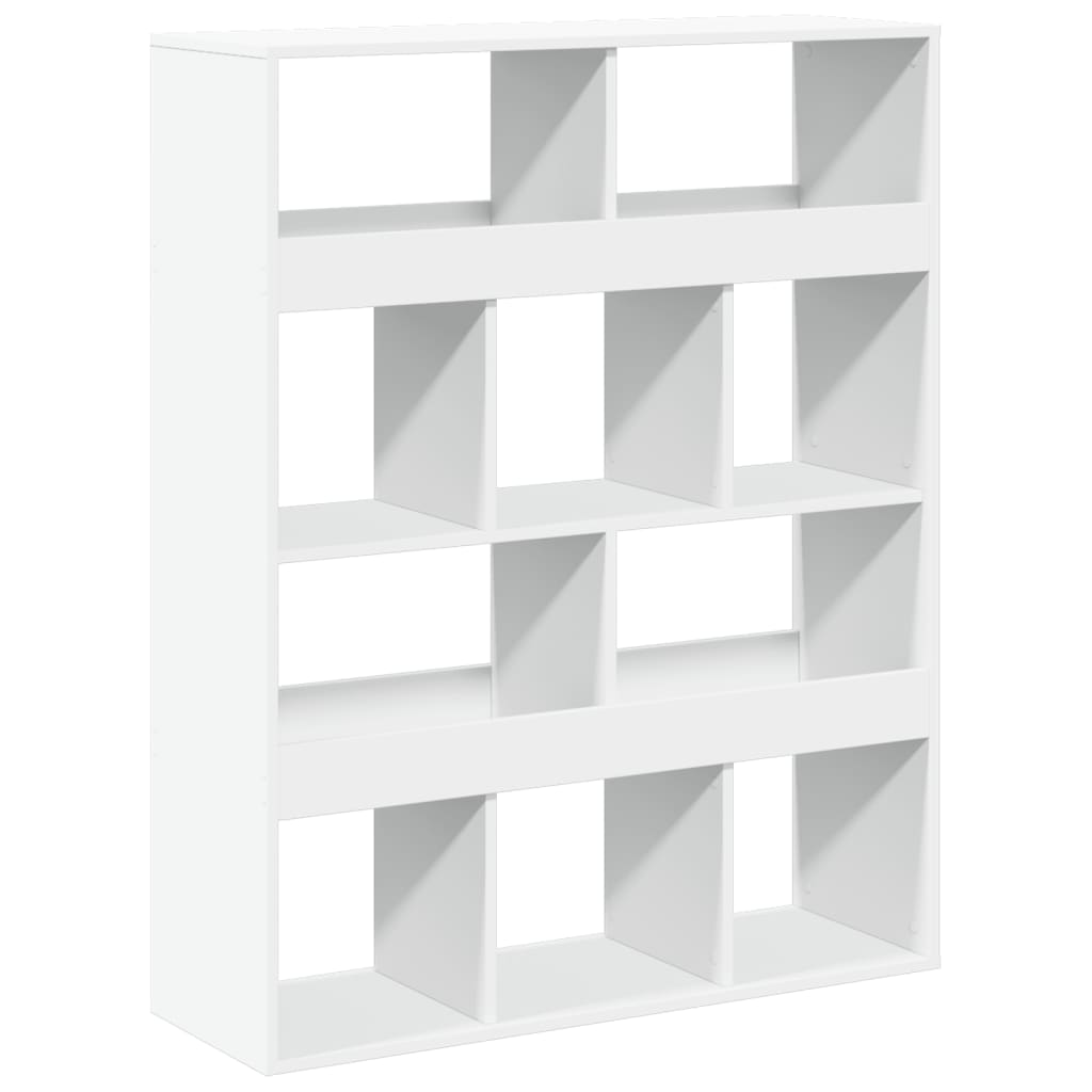 vidaXL Room Divider White 100x33x125,5 cm Engineered Wood