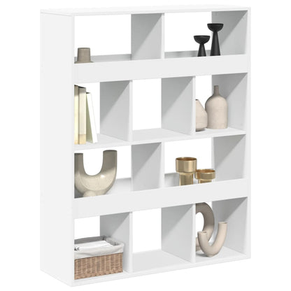 vidaXL Room Divider White 100x33x125,5 cm Engineered Wood
