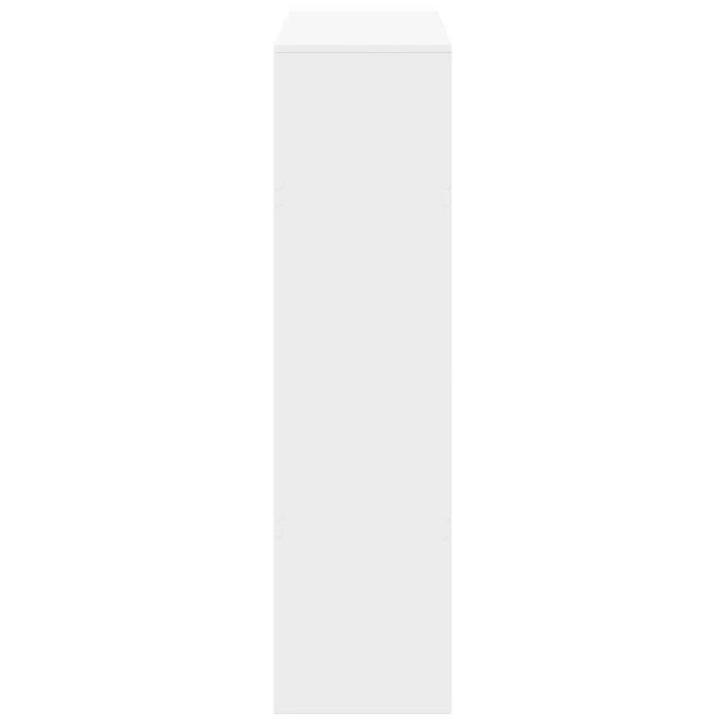 vidaXL Room Divider White 100x33x125,5 cm Engineered Wood