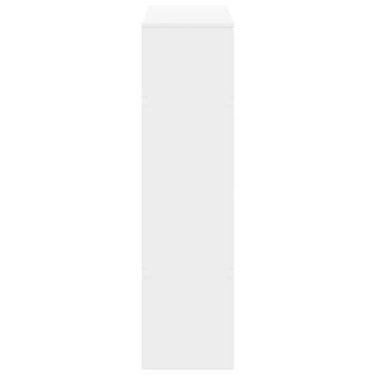 vidaXL Room Divider White 100x33x125,5 cm Engineered Wood