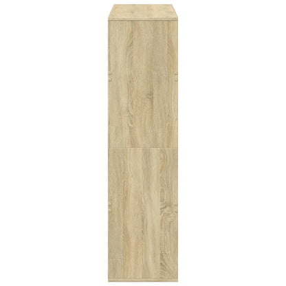 vidaXL Room Divider Sonoma Oak 100x33x125,5 cm Engineered Wood