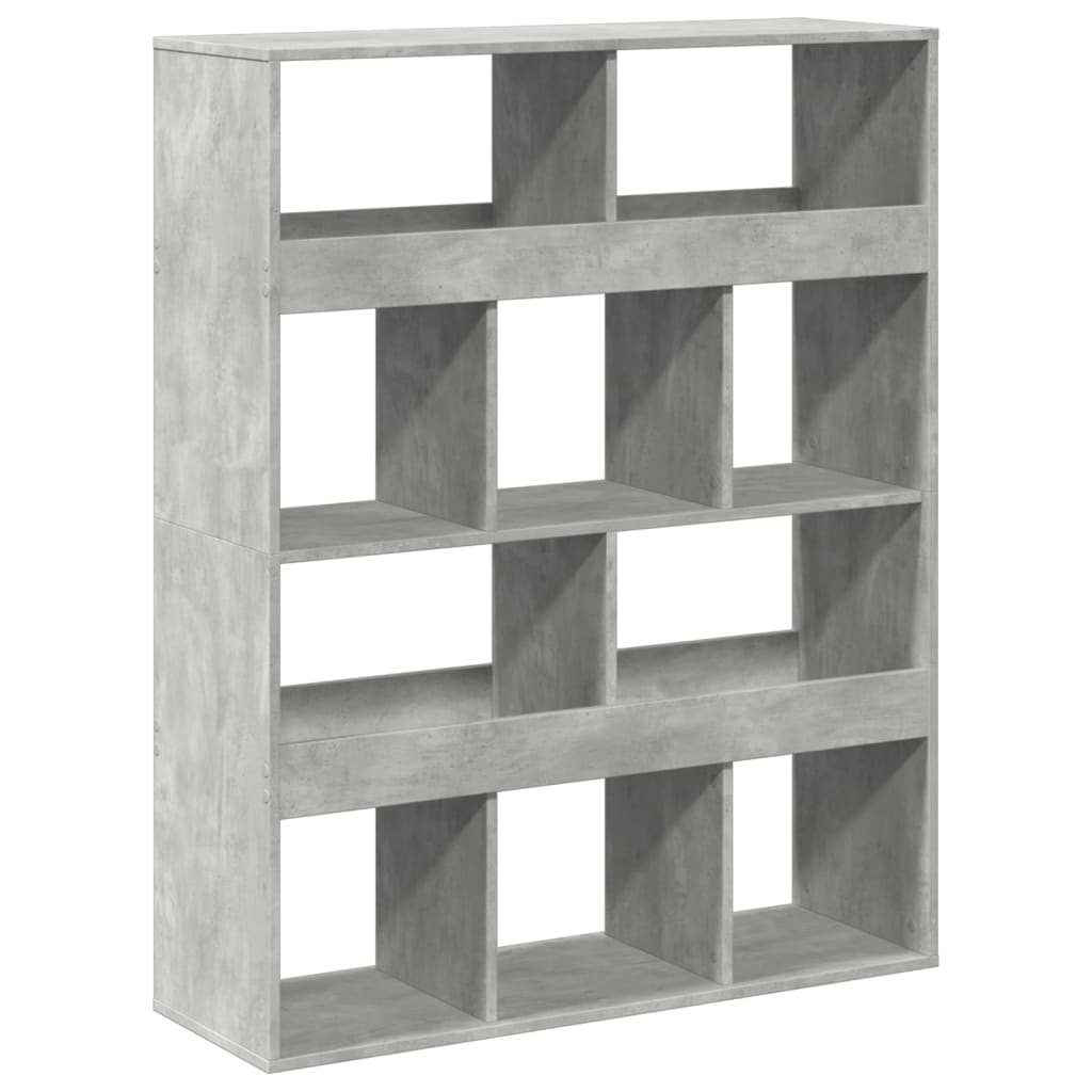 vidaXL Room Divider Concrete Grey 100x33x125,5 cm Engineered Wood