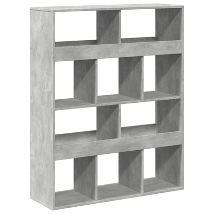 vidaXL Room Divider Concrete Grey 100x33x125,5 cm Engineered Wood