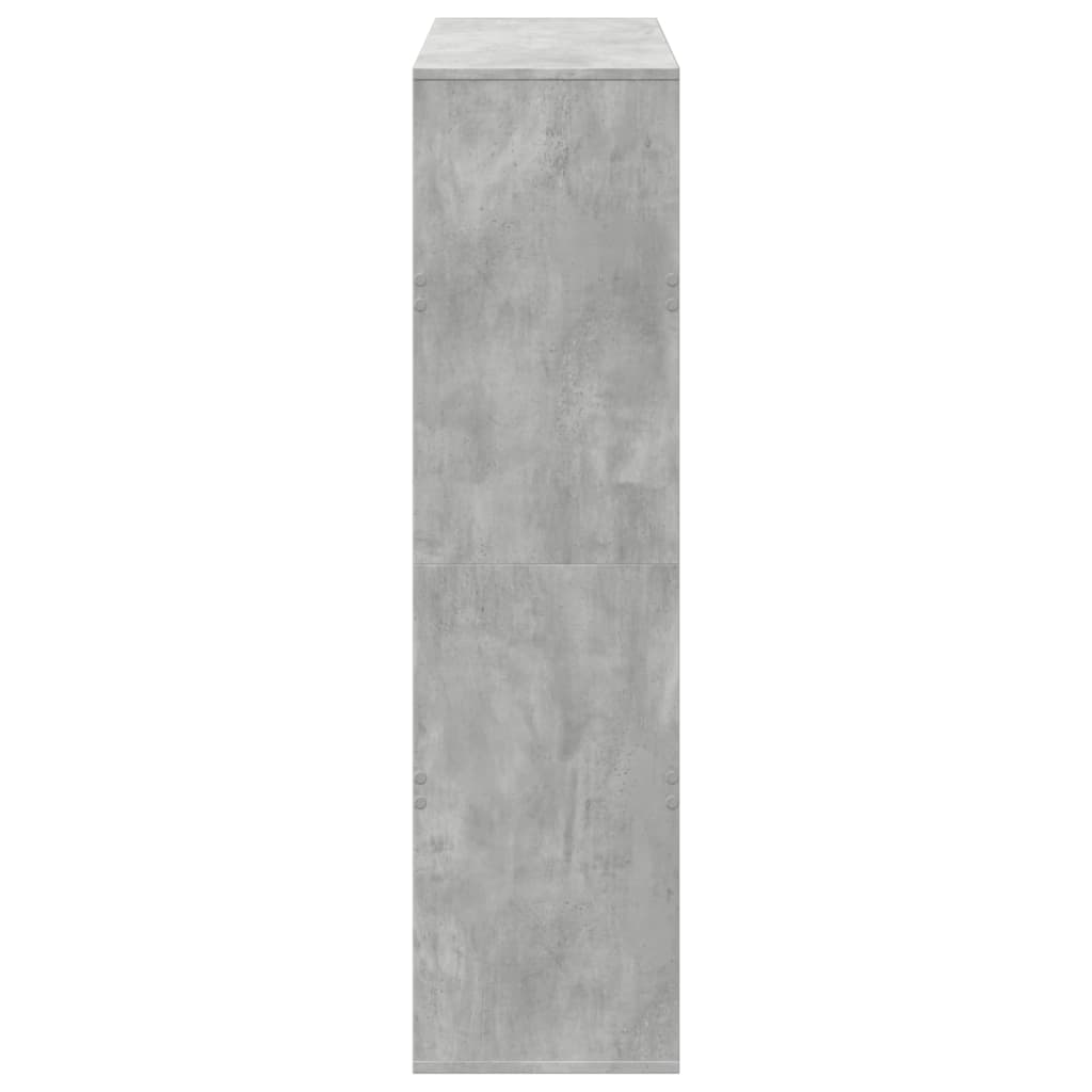 vidaXL Room Divider Concrete Grey 100x33x125,5 cm Engineered Wood