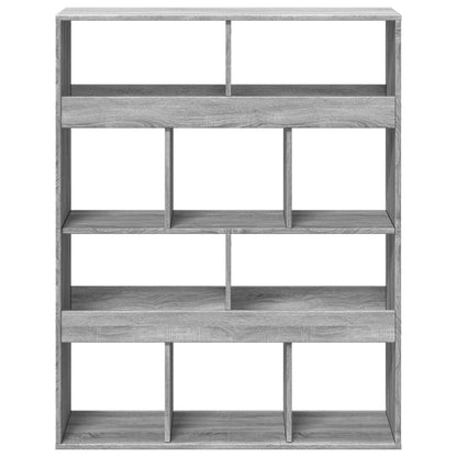 vidaXL Room Divider Grey Sonoma 100x33x125,5 cm Engineered Wood