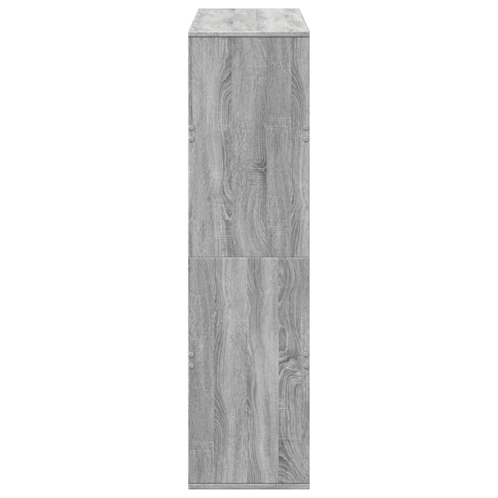 vidaXL Room Divider Grey Sonoma 100x33x125,5 cm Engineered Wood