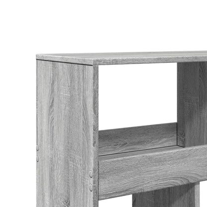 vidaXL Room Divider Grey Sonoma 100x33x125,5 cm Engineered Wood