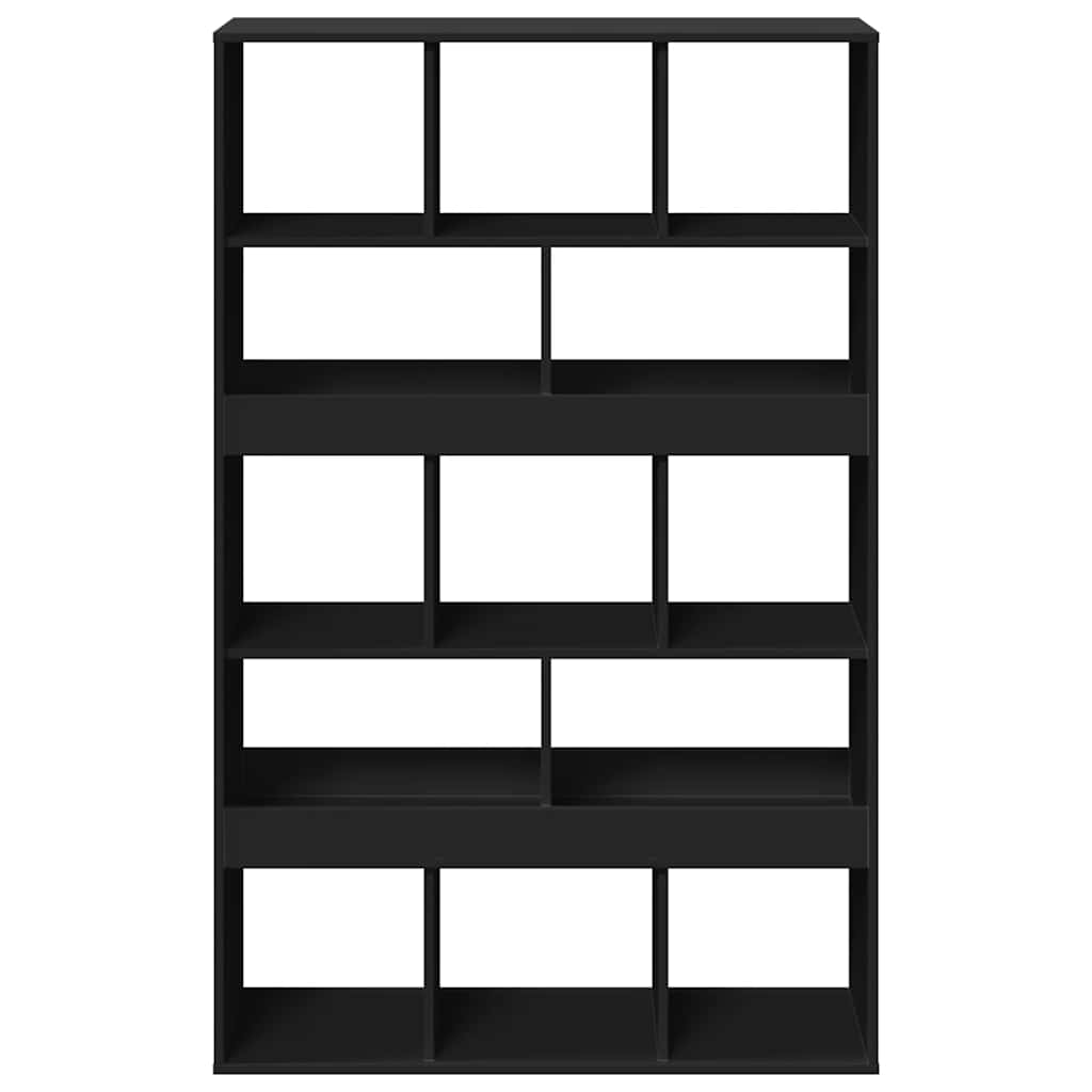 vidaXL Room Divider Black 100x33x156,5 cm Engineered Wood