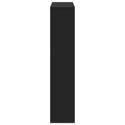 vidaXL Room Divider Black 100x33x156,5 cm Engineered Wood