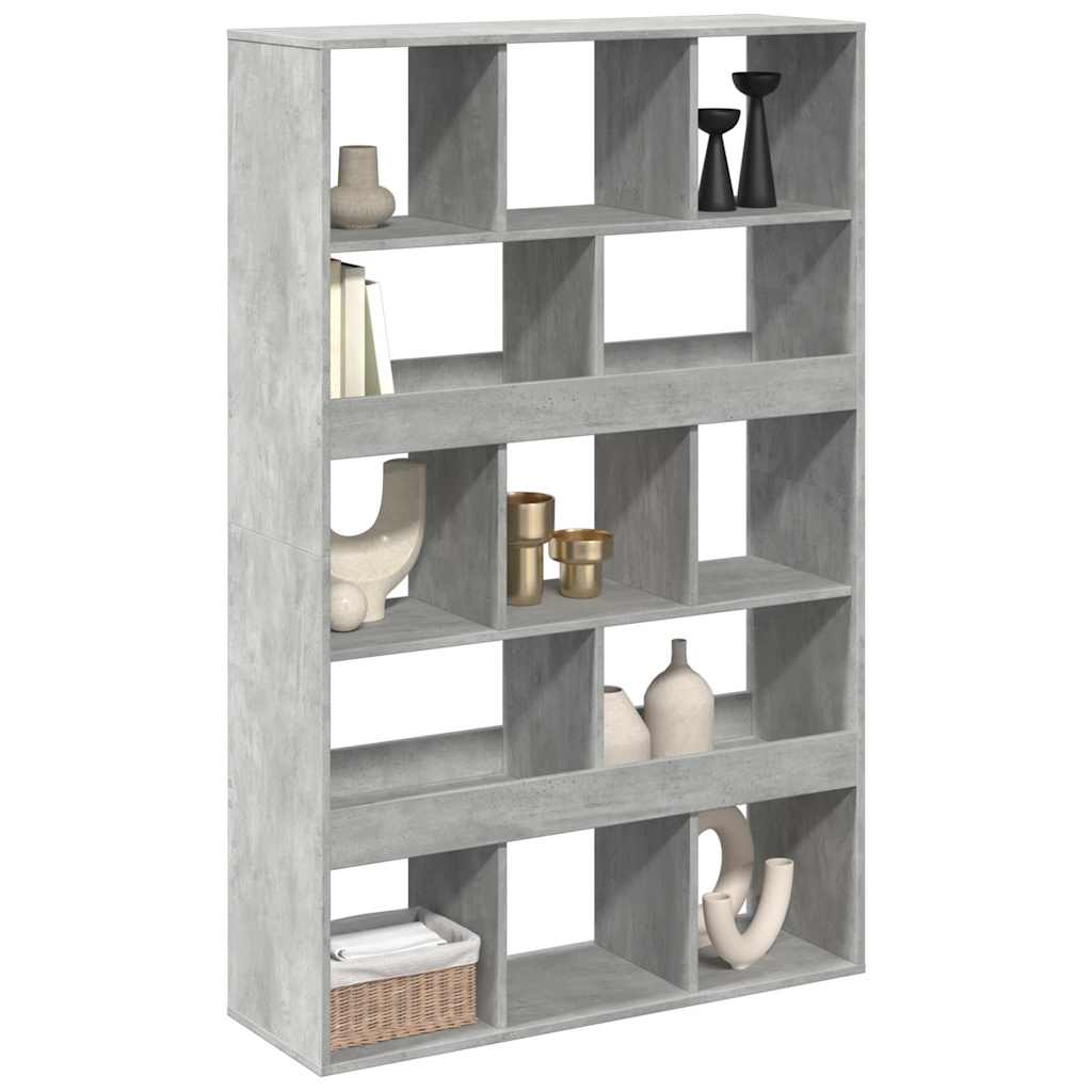 vidaXL Room Divider Concrete Grey 100x33x156,5 cm Engineered Wood