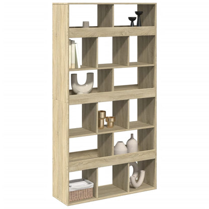 vidaXL Room Divider Sonoma Oak 100x33x187,5 cm Engineered Wood