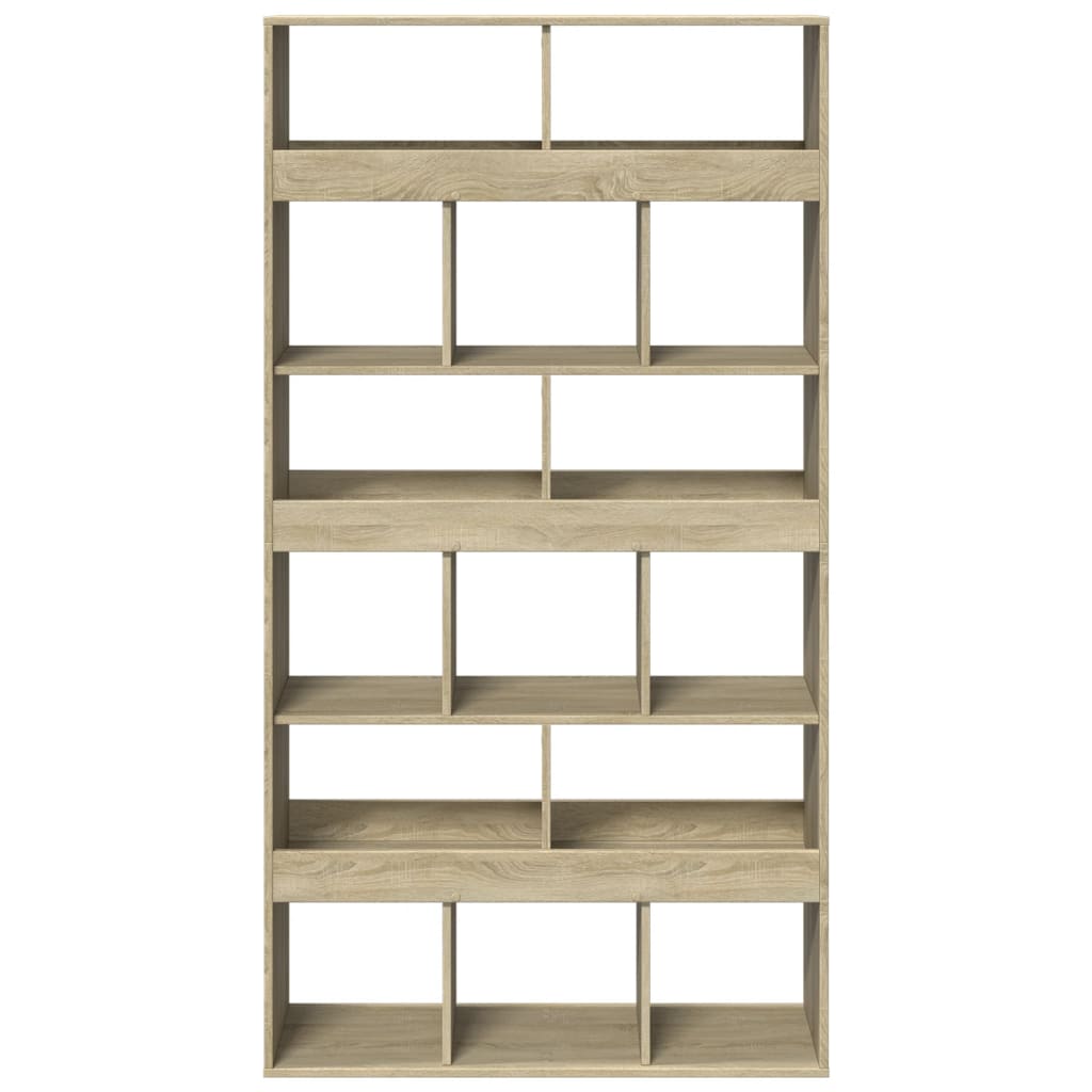 vidaXL Room Divider Sonoma Oak 100x33x187,5 cm Engineered Wood