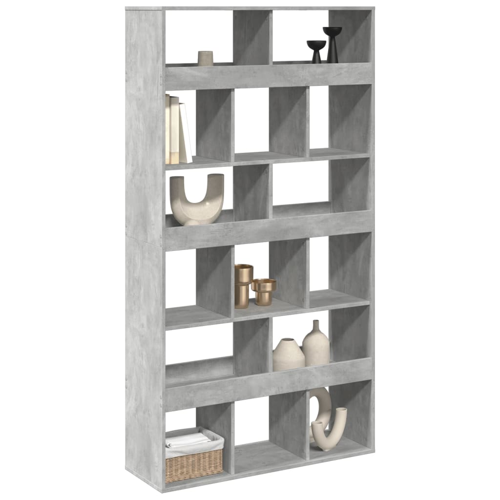 vidaXL Room Divider Concrete Grey 100x33x187,5 cm Engineered Wood