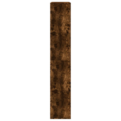 vidaXL Room Divider Smoked Oak100x33x187,5 cm Engineered Wood