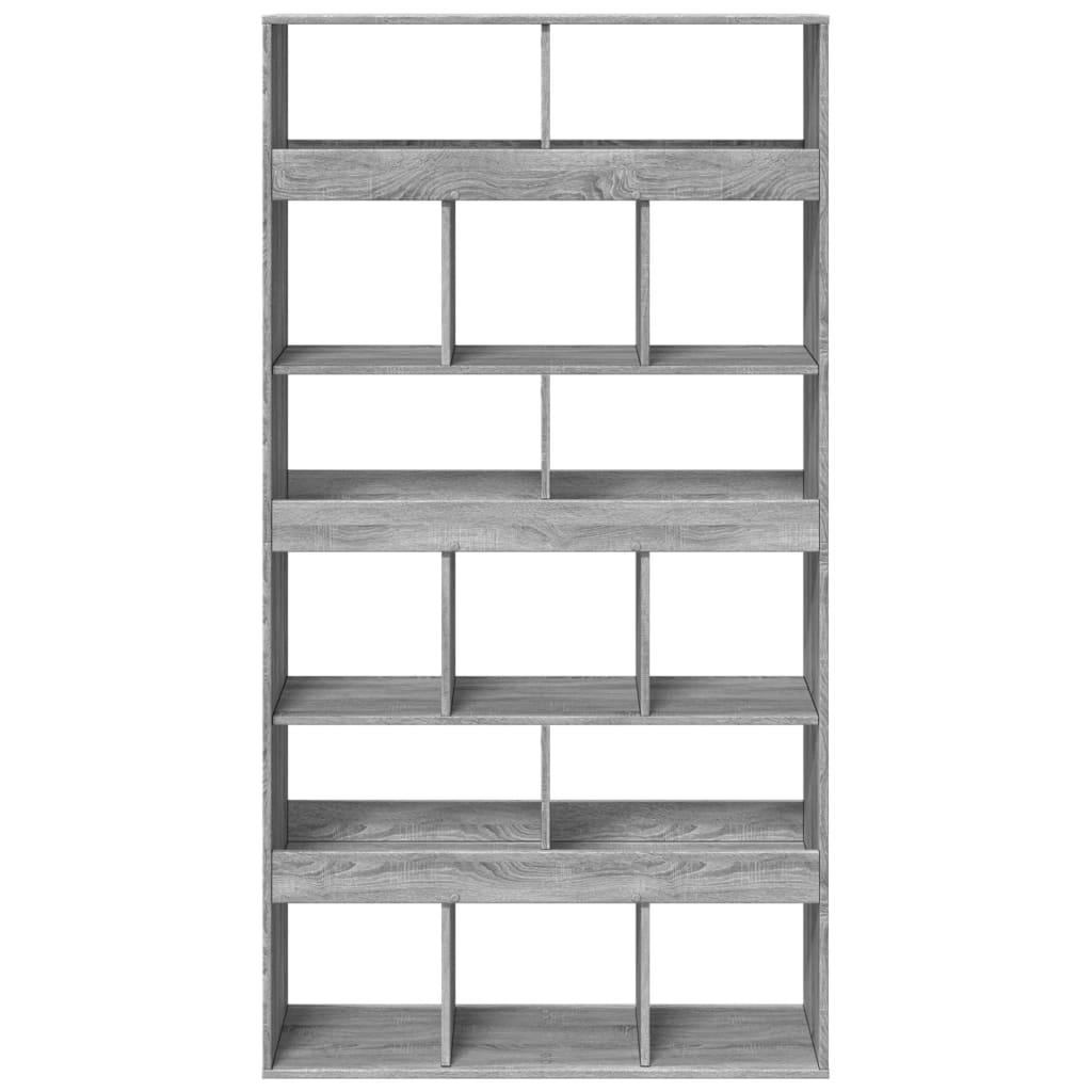 vidaXL Room Divider Grey Sonoma 100x33x187,5 cm Engineered Wood