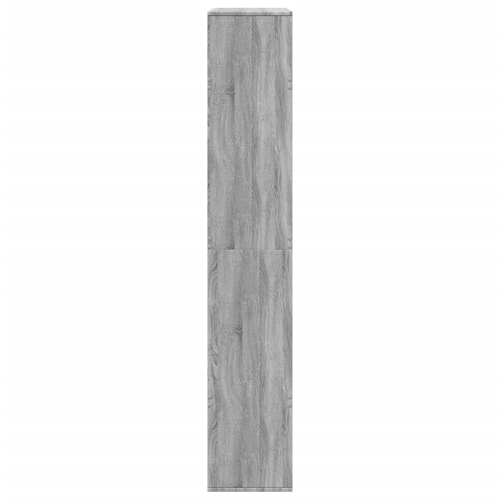 vidaXL Room Divider Grey Sonoma 100x33x187,5 cm Engineered Wood
