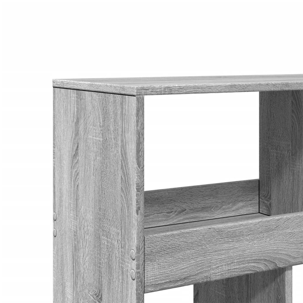 vidaXL Room Divider Grey Sonoma 100x33x187,5 cm Engineered Wood