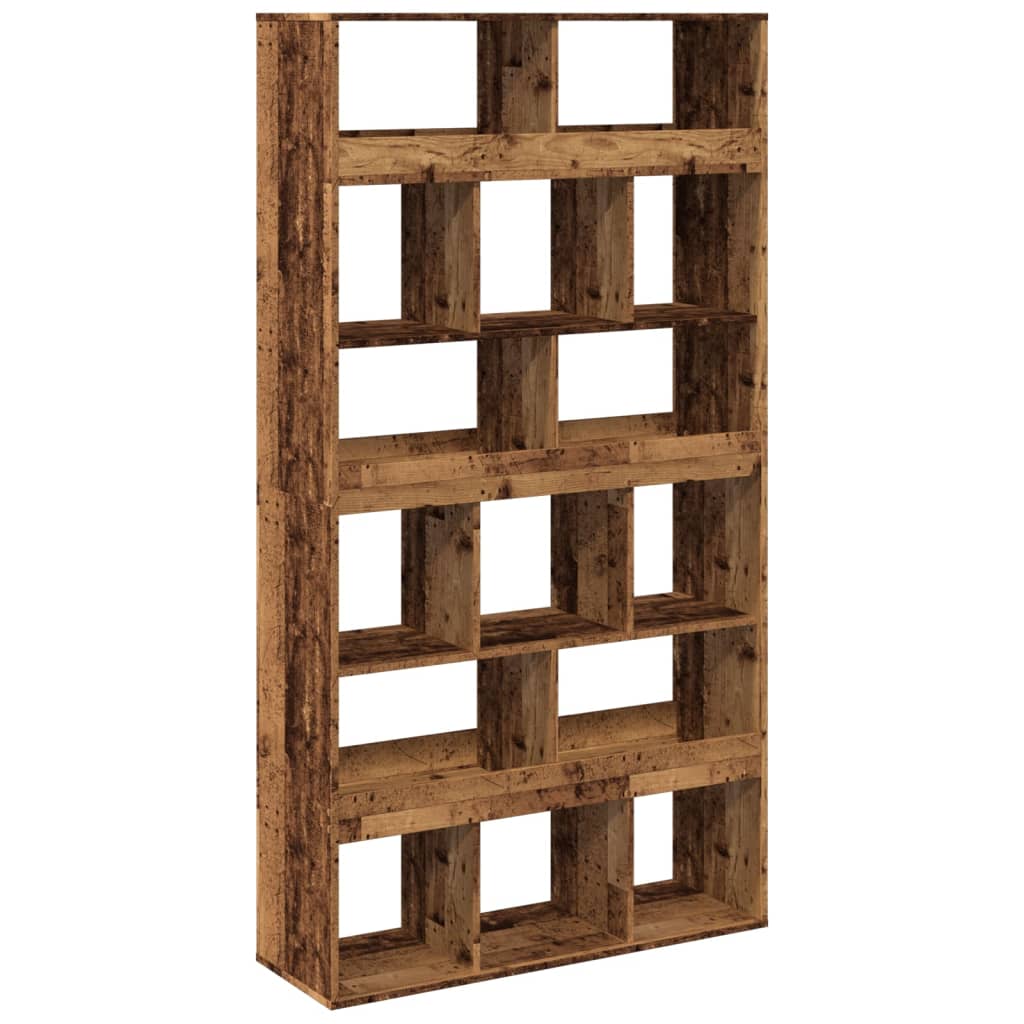 vidaXL Room Divider Old Wood 100x33x187.5 cm Engineered Wood