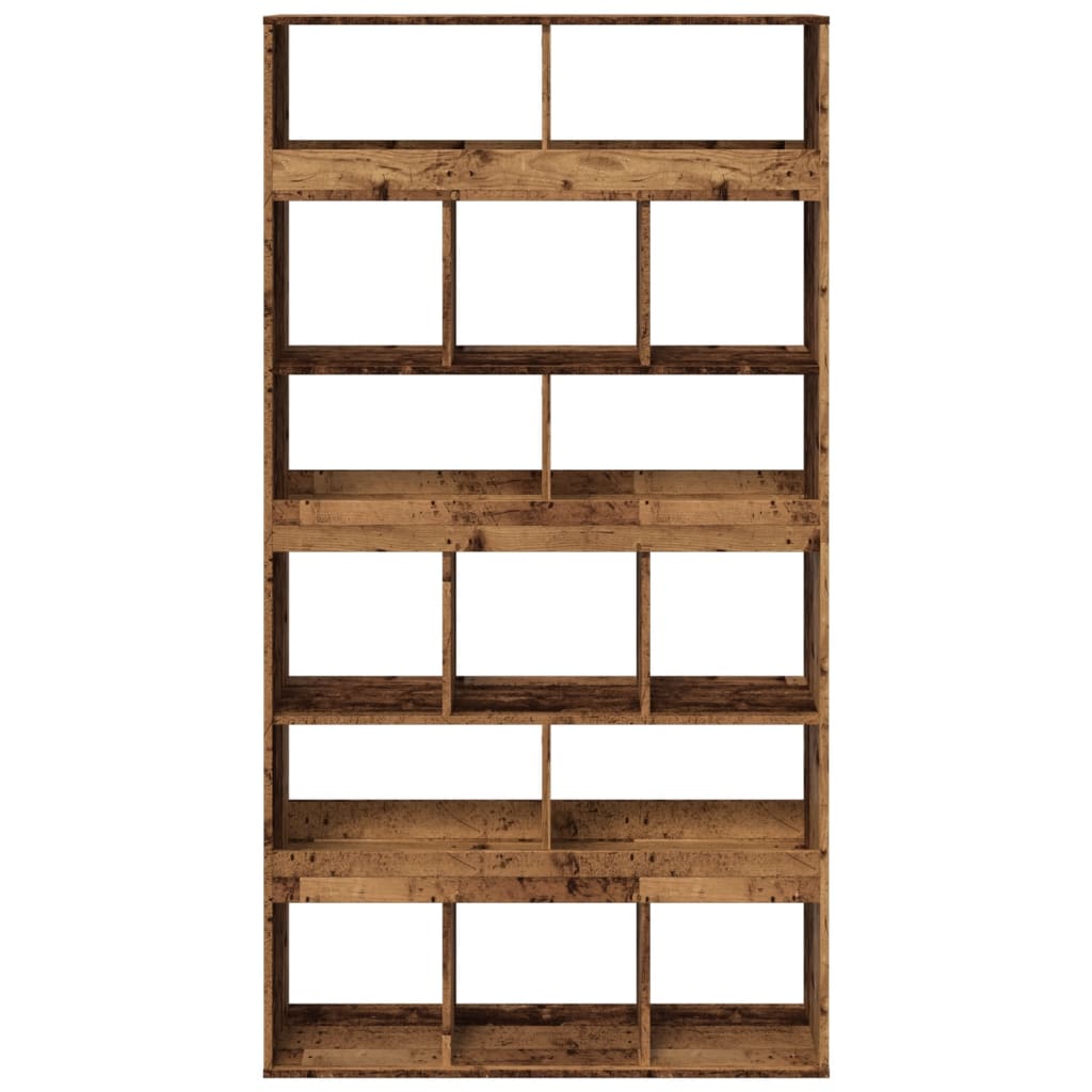 vidaXL Room Divider Old Wood 100x33x187.5 cm Engineered Wood
