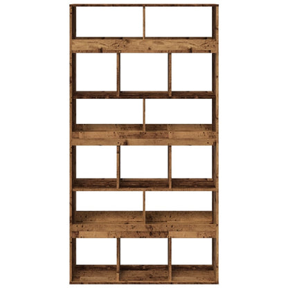 vidaXL Room Divider Old Wood 100x33x187.5 cm Engineered Wood