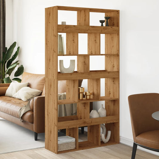 vidaXL Room Divider Artisian Oak 100x33x187,5 cm Engineered Wood