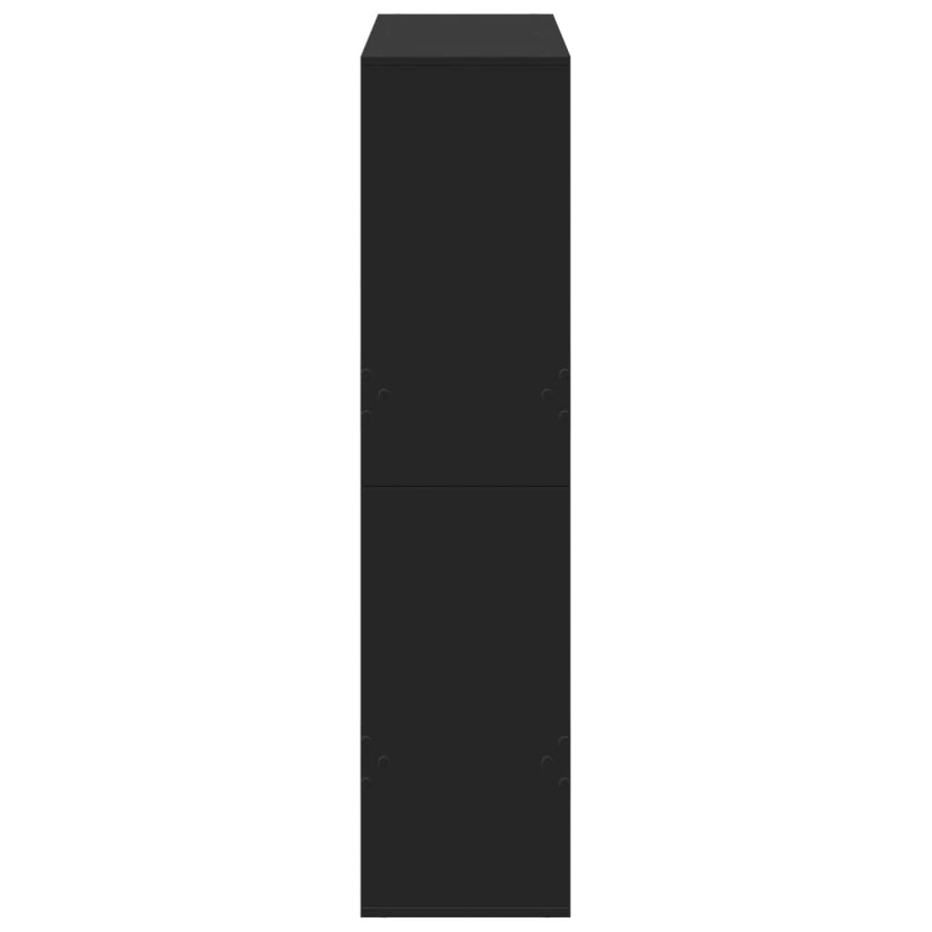 vidaXL Room Divider Black 100x33x135 cm Engineered Wood