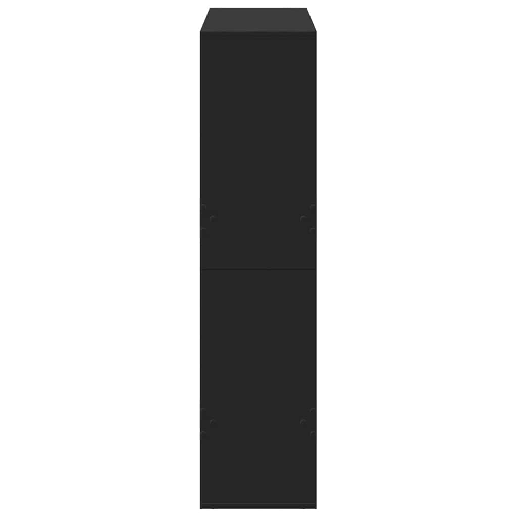 vidaXL Room Divider Black 100x33x135 cm Engineered Wood