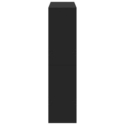 vidaXL Room Divider Black 100x33x135 cm Engineered Wood