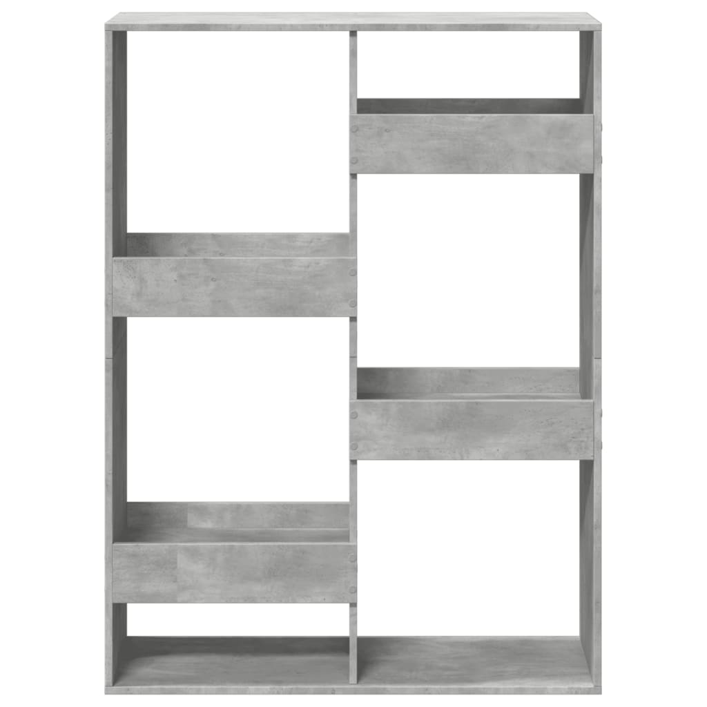 vidaXL Room Divider Concrete Grey 100x33x135 cm Engineered Wood