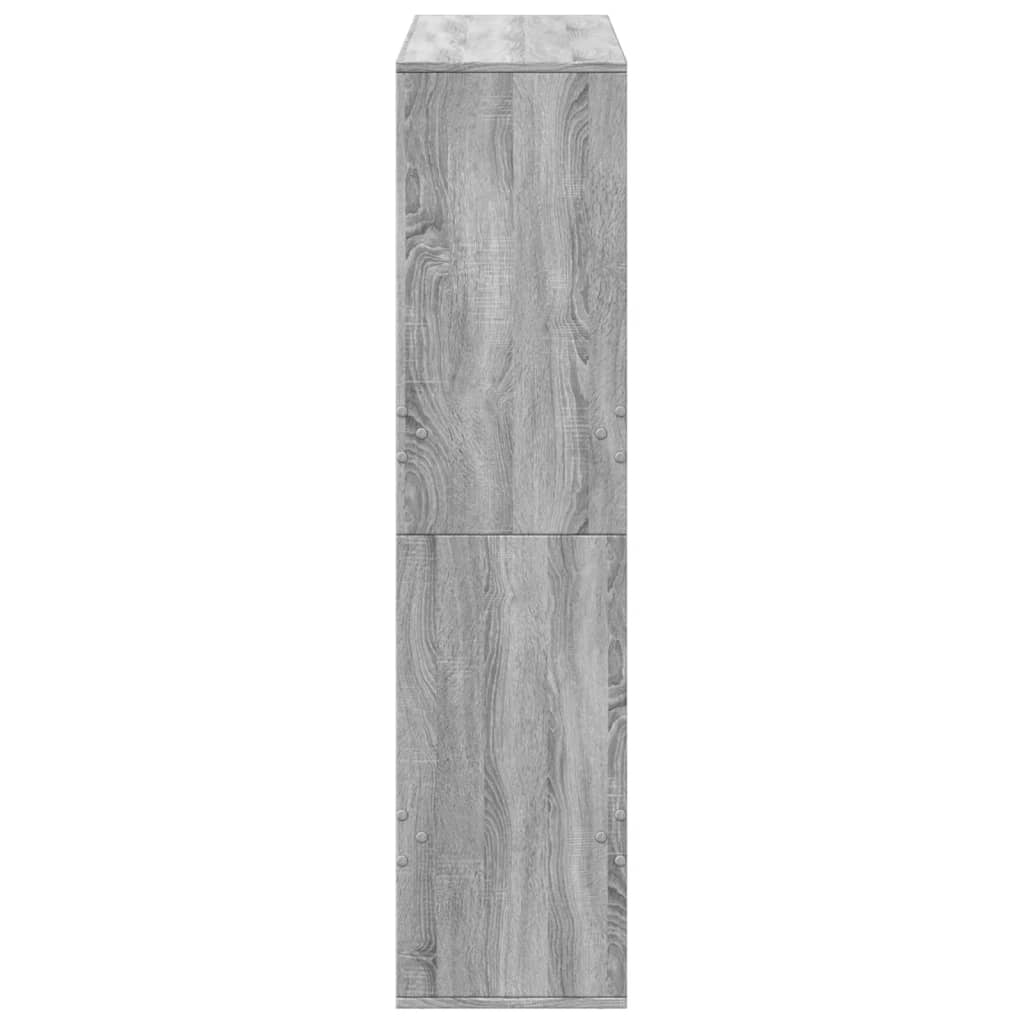vidaXL Room Divider Grey Sonoma 100x33x135 cm Engineered Wood