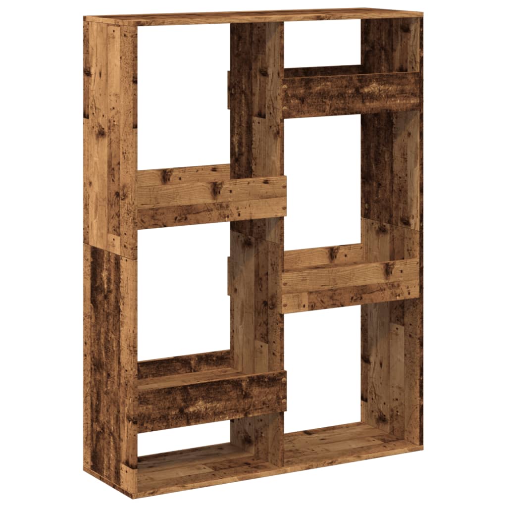 vidaXL Room Divider Old Wood 100x33x135 cm Engineered Wood