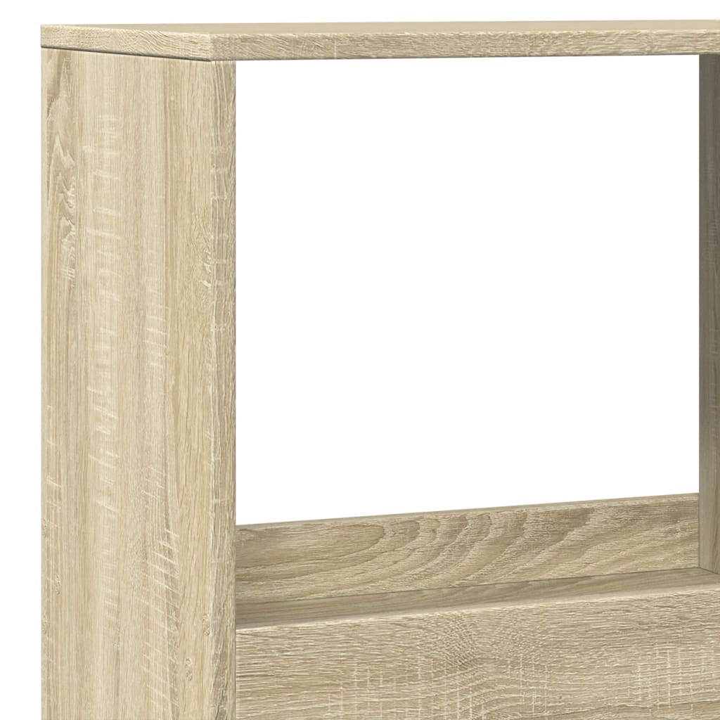 vidaXL Room Divider Sonoma Oak 100x33x175 cm Engineered Wood