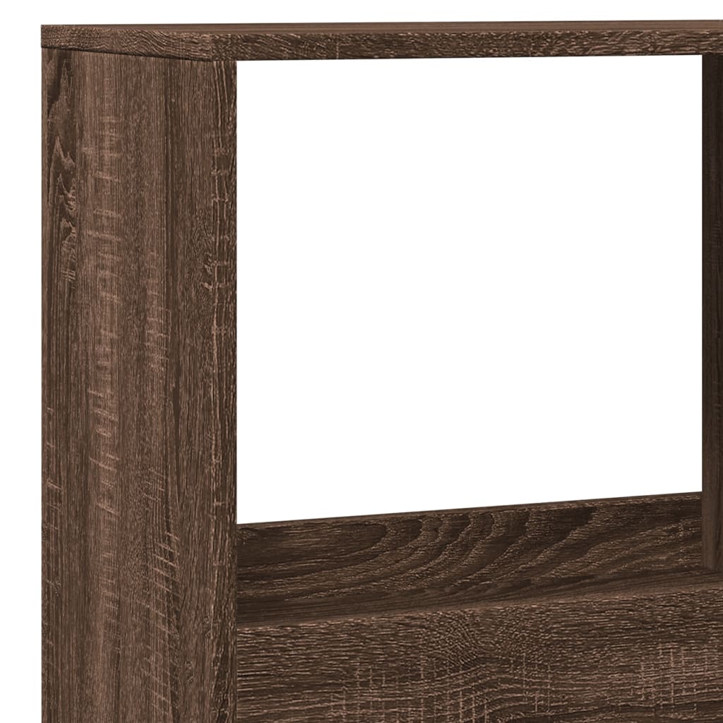 vidaXL Room Divider Brown Oak 100x33x175 cm Engineered Wood