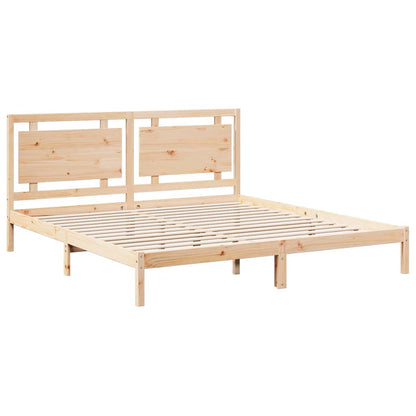 vidaXL Extra Long Bed Frame without Mattress 200x210 cm Solid Wood