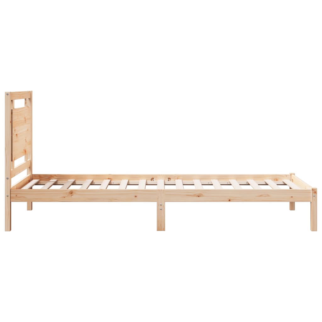 vidaXL Extra Long Bed Frame without Mattress 100x220 cm Solid Wood