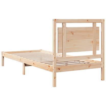vidaXL Extra Long Bed Frame without Mattress 100x220 cm Solid Wood