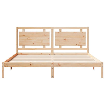 vidaXL Extra Long Bed Frame without Mattress 180x220 cm Solid Wood