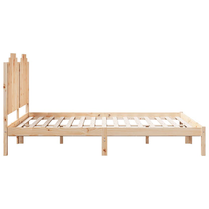 vidaXL Extra Long Bed Frame without Mattress 140x210 cm Solid Wood