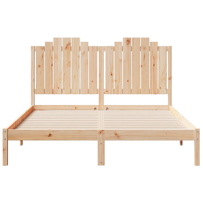 vidaXL Extra Long Bed Frame without Mattress 140x220 cm Solid Wood