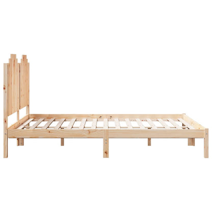 vidaXL Extra Long Bed Frame without Mattress 140x220 cm Solid Wood