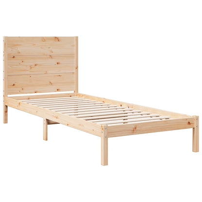 vidaXL Extra Long Bed Frame without Mattress 90x210 cm Solid Wood