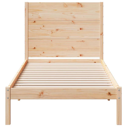 vidaXL Extra Long Bed Frame without Mattress 90x210 cm Solid Wood