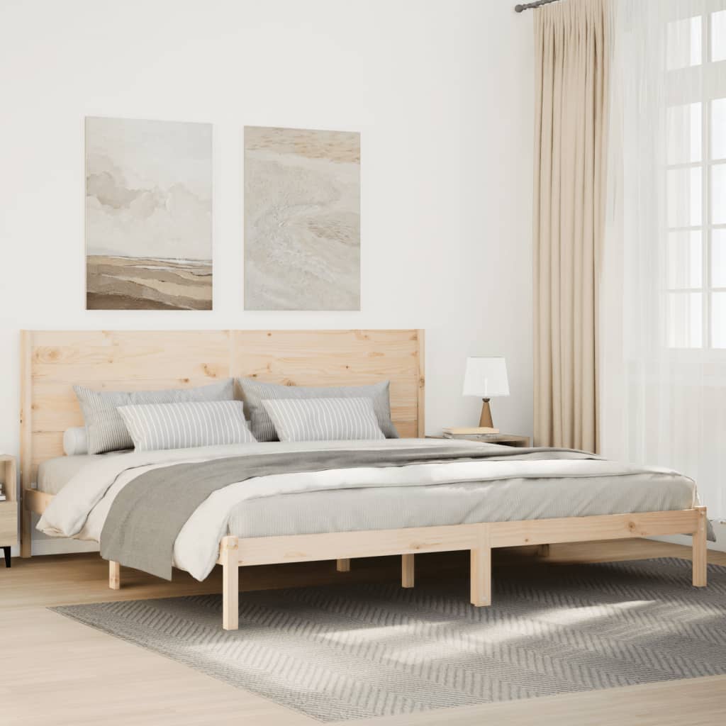 vidaXL Extra Long Bed Frame without Mattress 200x210 cm Solid Wood
