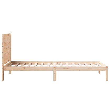vidaXL Extra Long Bed Frame without Mattress 90x220 cm Solid Wood